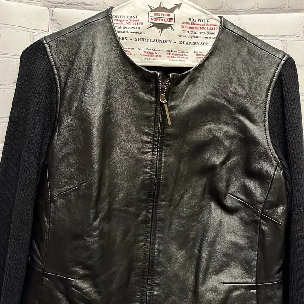 Jaclyn Smith Collections Leather Jacket - Picture 2 of 6